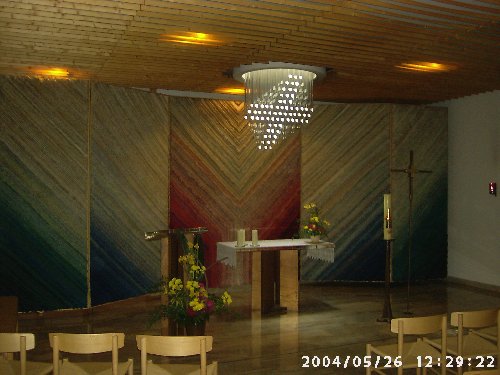 'Altarraumgestaltung in der Kapelle' von Hanns Herpich mit Klaus D. Eichler
