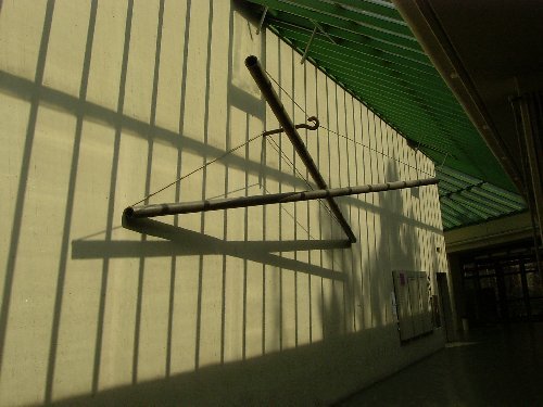 'Rohr-Seil-Skulptur' von Alf Schuler